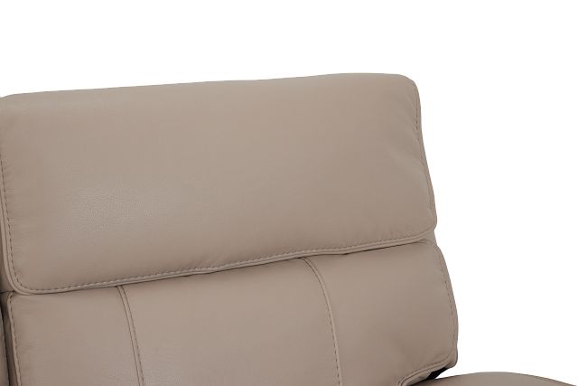 Rhett Taupe Micro Power Reclining Sofa (3)
