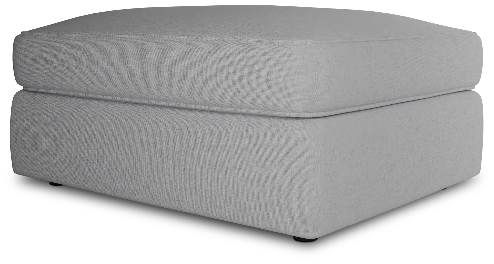 Siesta Delray Pewter Fabric Ottoman Siesta Delray Pewter Fabric Ottoman