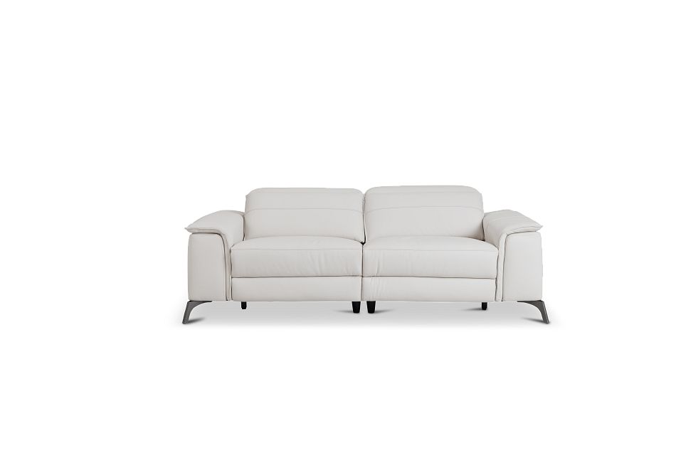 Pearson White Leather Sofa Living, Black And White Leather Sofa