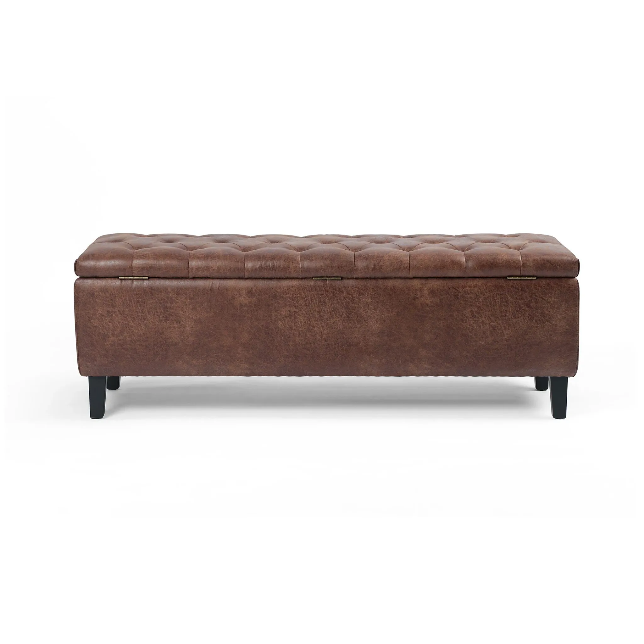 Four Hands Greg Brown Leather Trunk