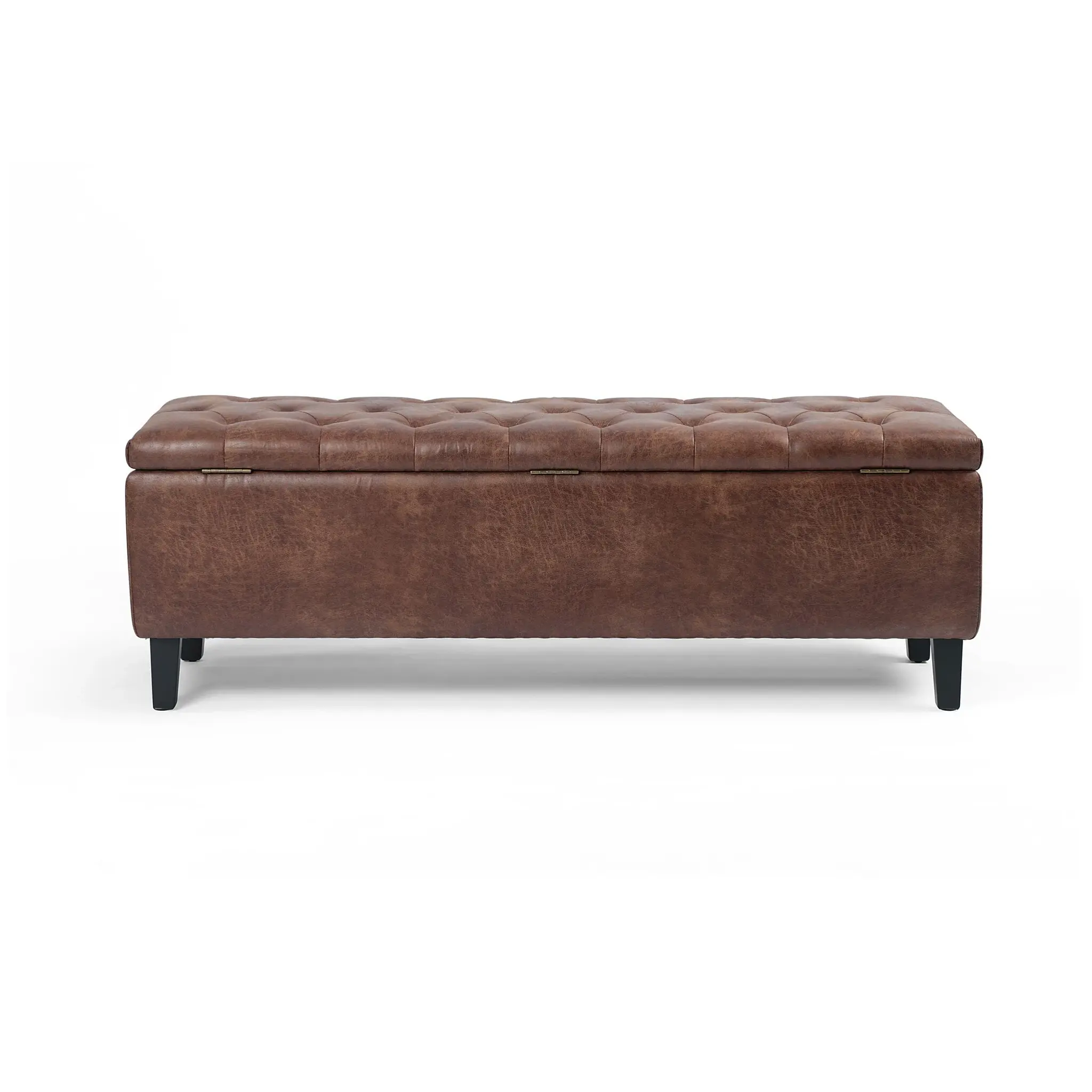 Four Hands Greg Brown Leather Trunk Four Hands Greg Brown Leather Trunk