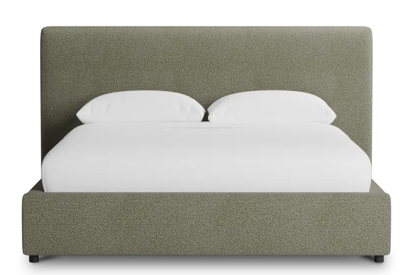 Grayton Sutton Green 44" Upholstered Platform Bed Grayton Sutton Green 44" Upholstered Platform Bed