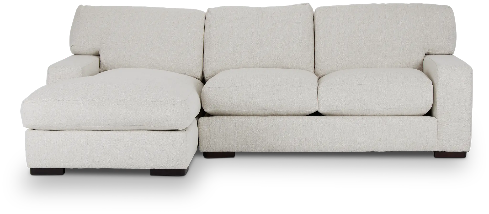 Veronica White Down Left Chaise Sectional Veronica White Down Left Chaise Sectional