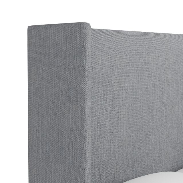 Captiva Revenue Gray 60" Upholstered Shelter Bed