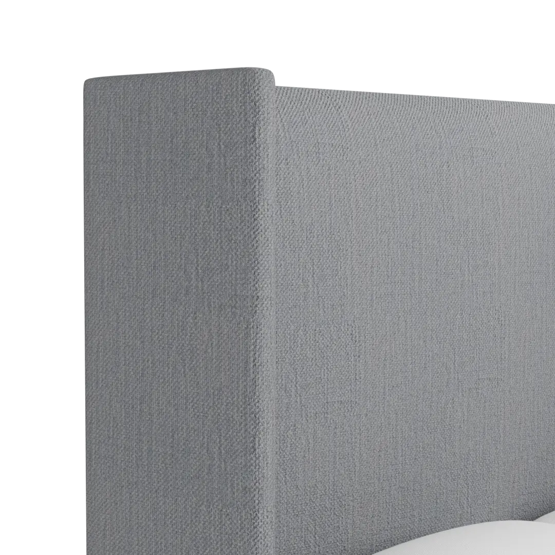 Captiva Revenue Gray 60" Upholstered Shelter Bed Captiva Revenue Gray 60" Upholstered Shelter Bed