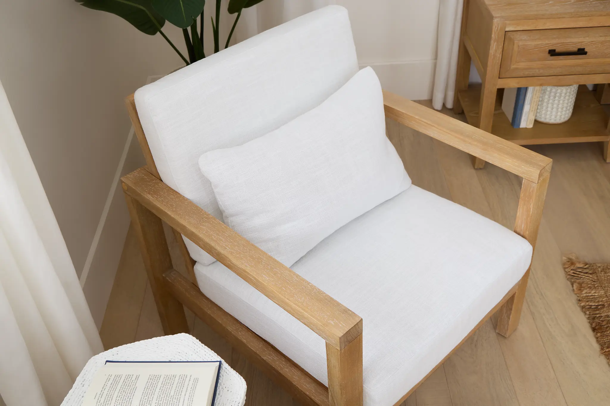 Nantucket Light Tone Woven Accent Chair Nantucket Light Tone Woven Accent Chair