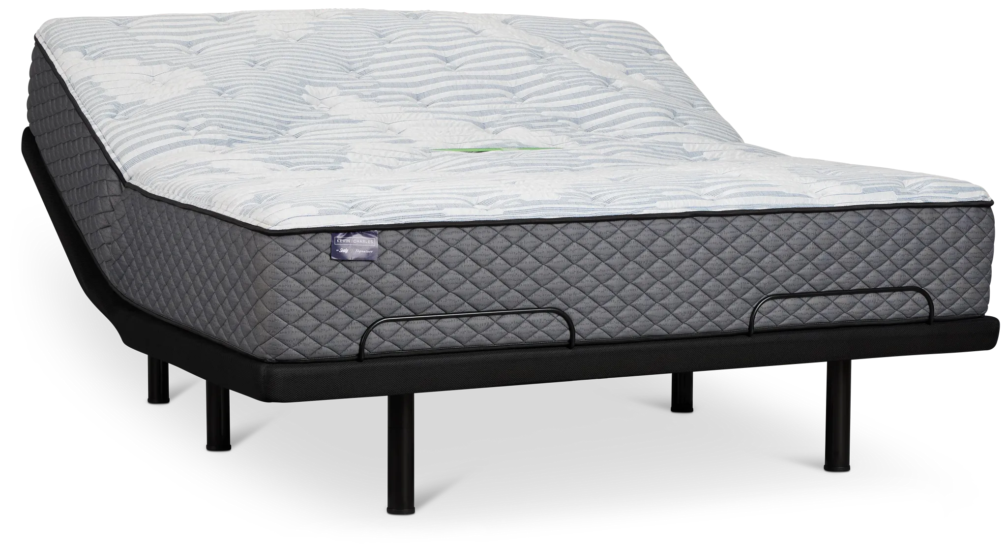 Kevin Charles By Sealy Signature Medium Elite Adjustable Mattress Set