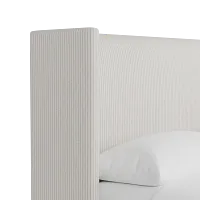 Captiva Lucy Light Beige 48" Upholstered Shelter Bed