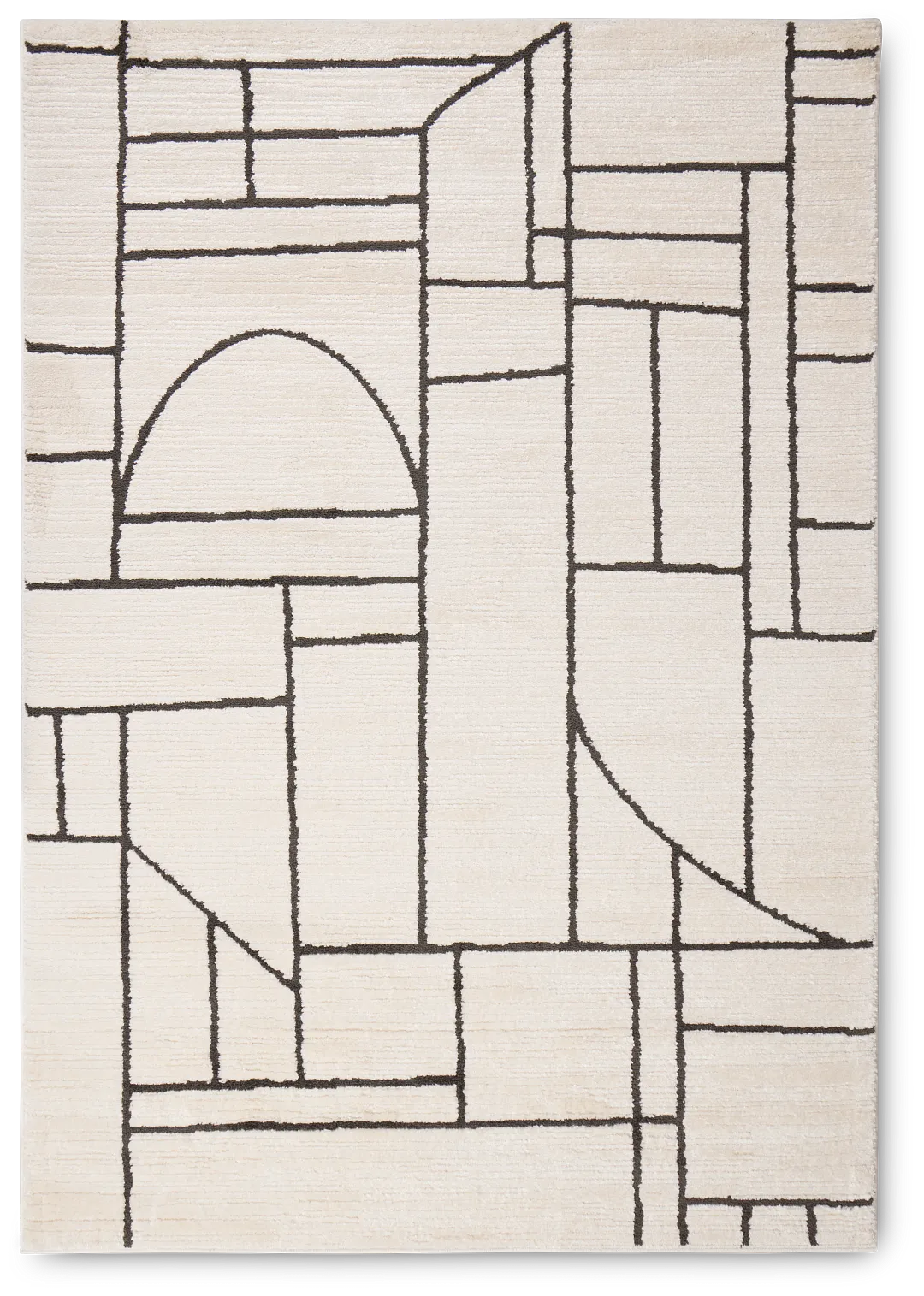 Sonnie White 8x10 Area Rug