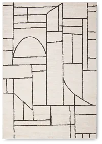 Sonnie White 8x10 Area Rug