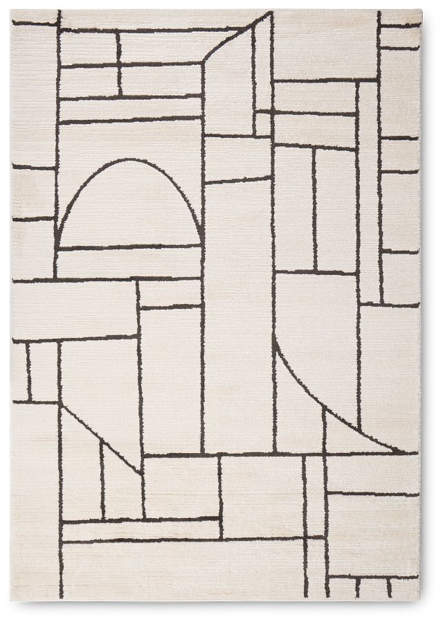Sonnie White 8x10 Area Rug