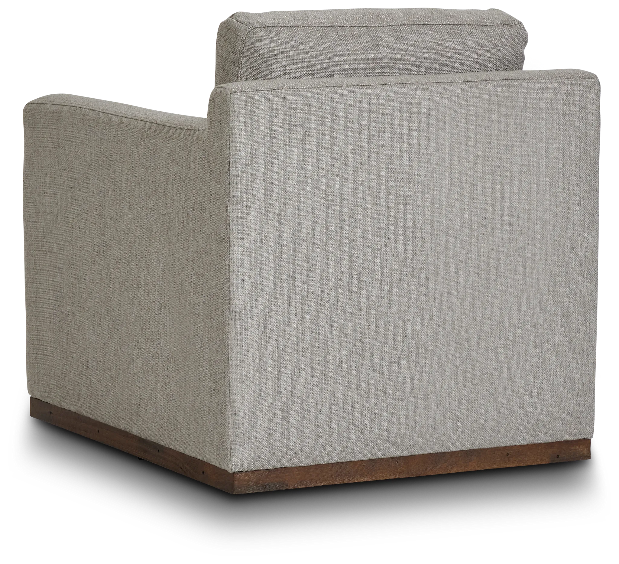 Mckenzie Light Gray Fabric Swivel Accent Chair