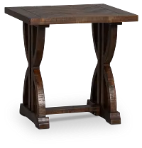 Joplin Dark Tone Rectangular End Table