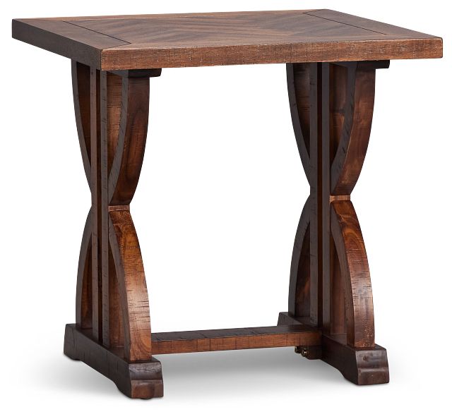 Joplin Dark Tone Rectangular End Table