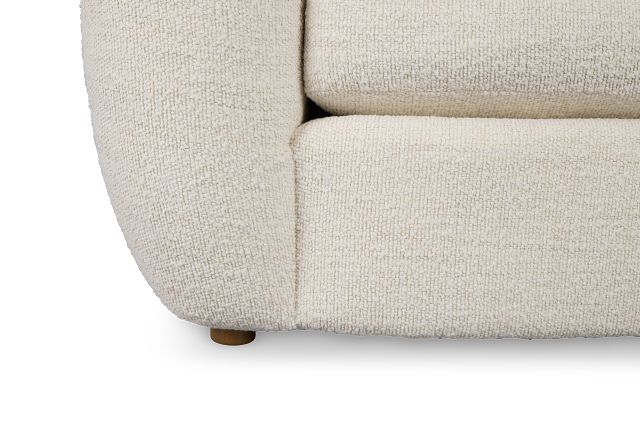 Kaya White Fabric Sofa