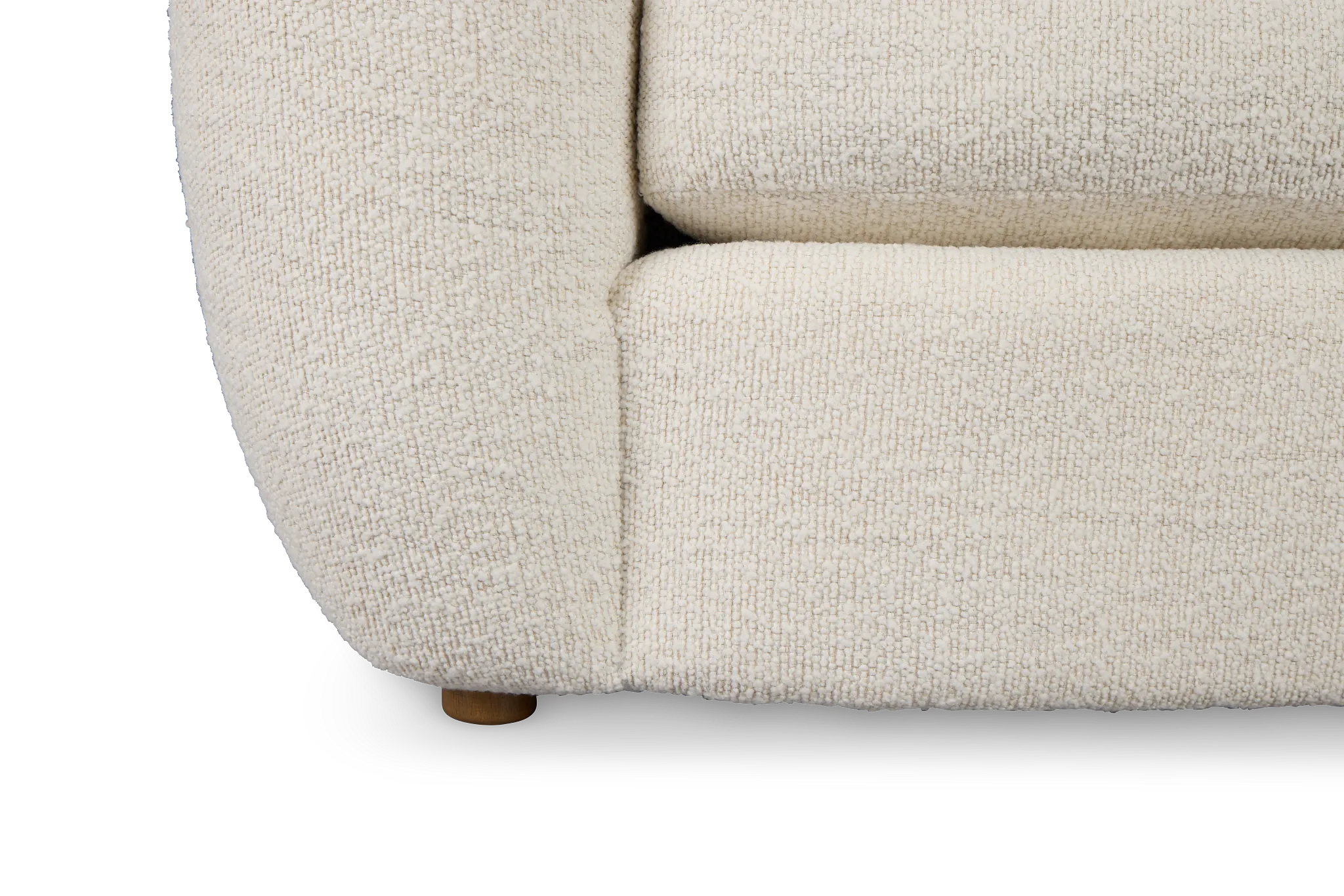 Kaya White Fabric Sofa