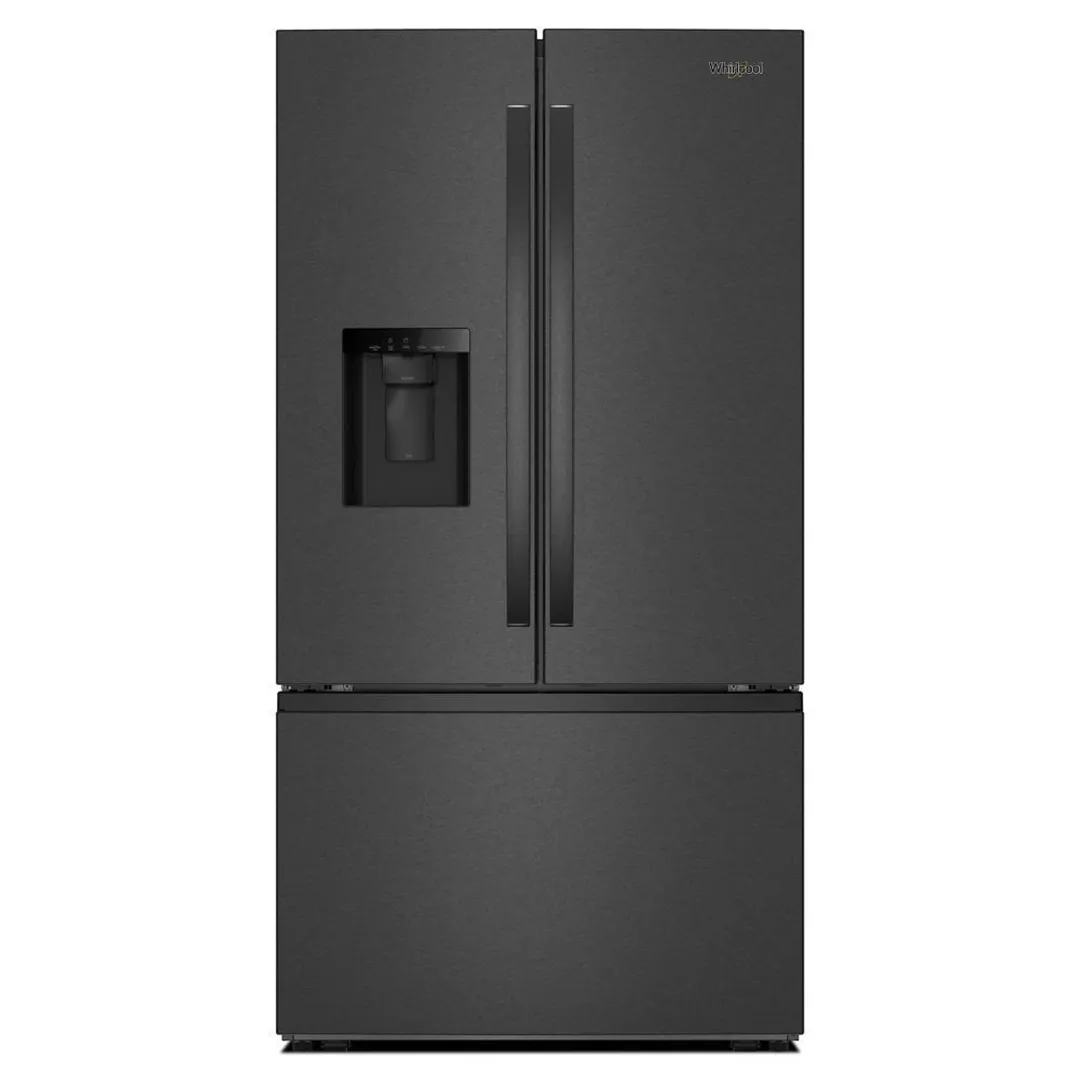 Whirlpool 3536 Series Black Stnl Steel French Door Refrigerator