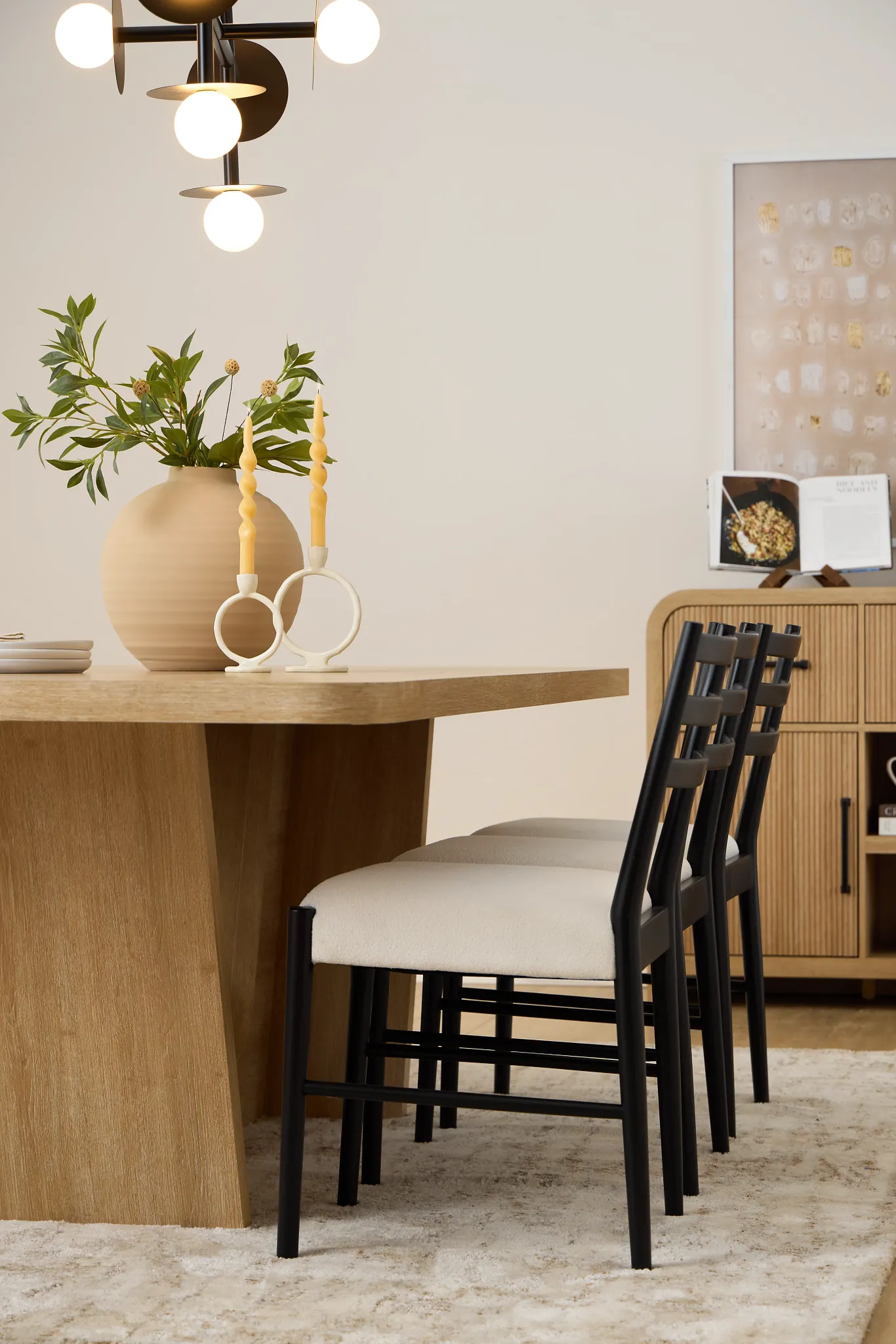 Lyndie Light Tone Rectangular Table