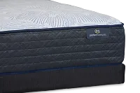 Serta Perfect Sleeper Blue Lagoon Nights Plush Low-profile Mattress Set