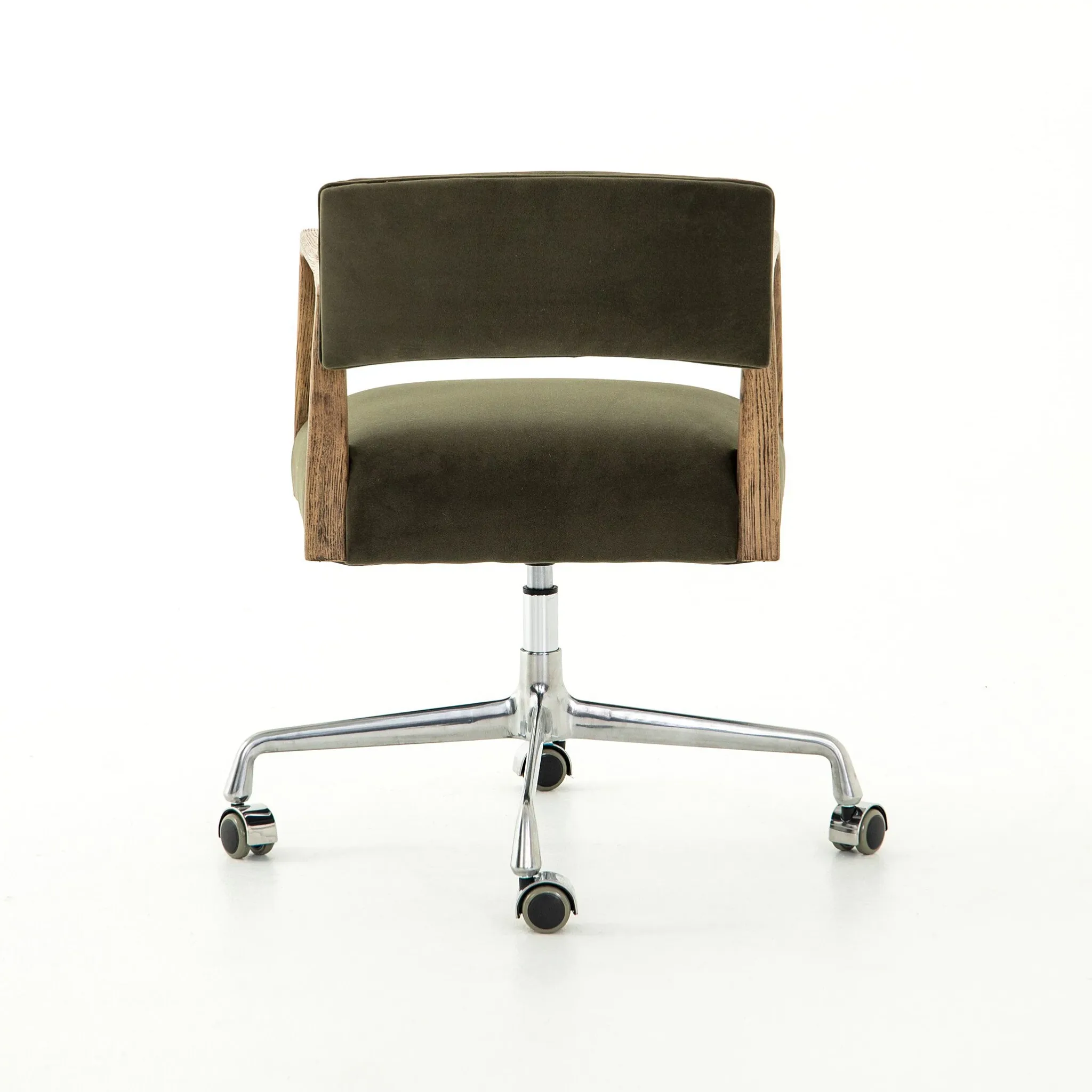 Four Hands Tyler Dark Green Velvet Desk Chair