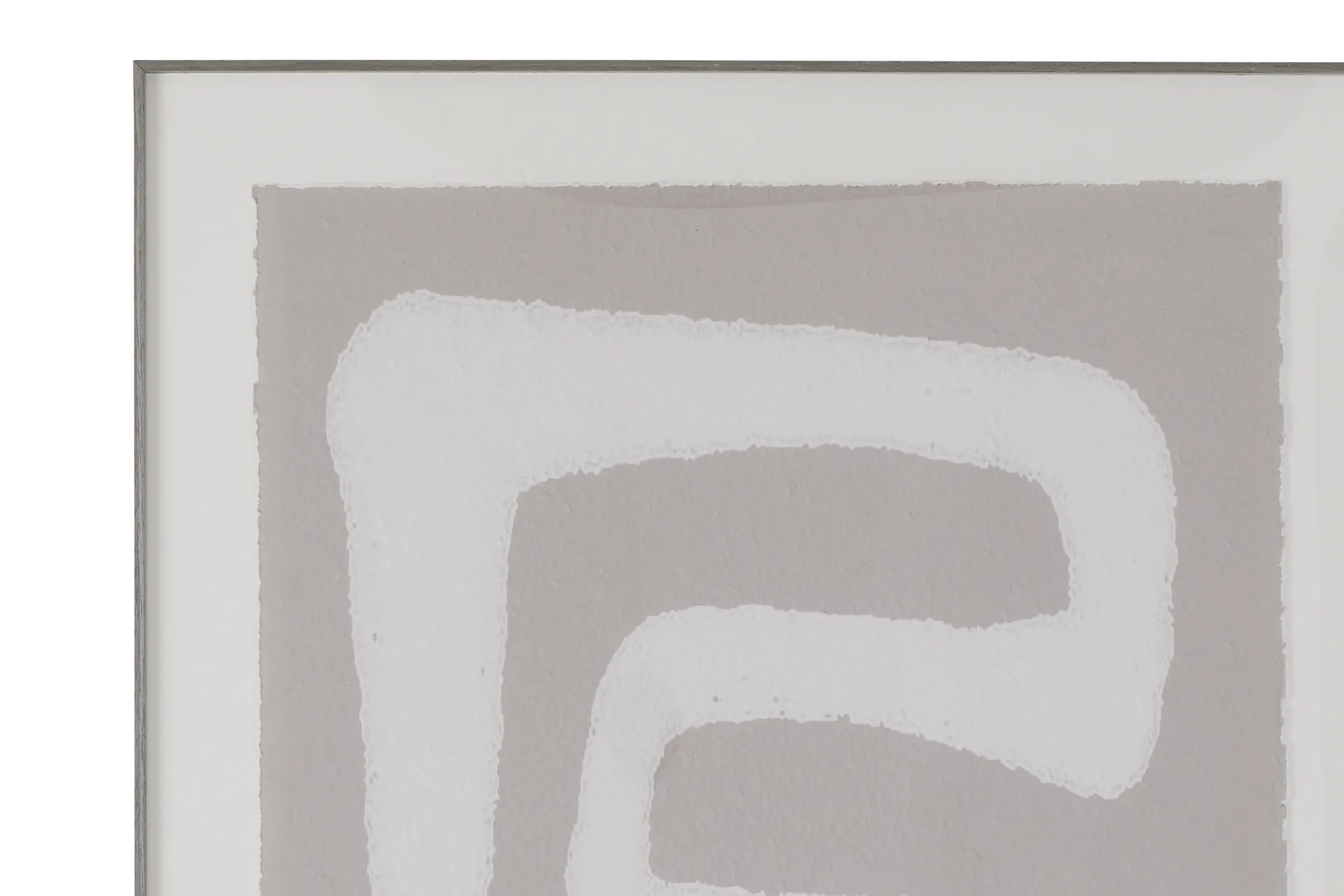 Shaya Khaki Framed Wall Art