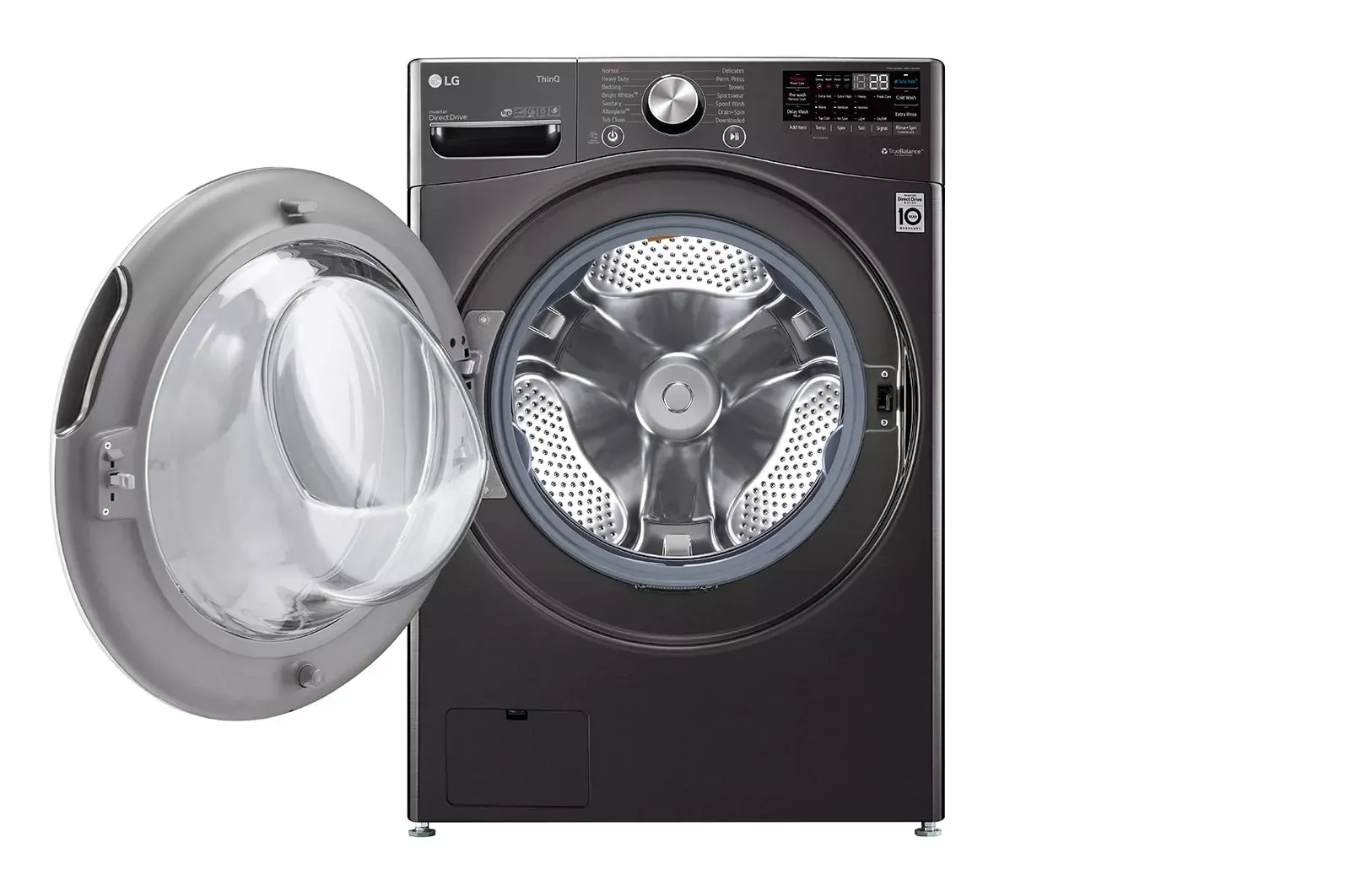 Lg 4200 Series Black Front Load Washer