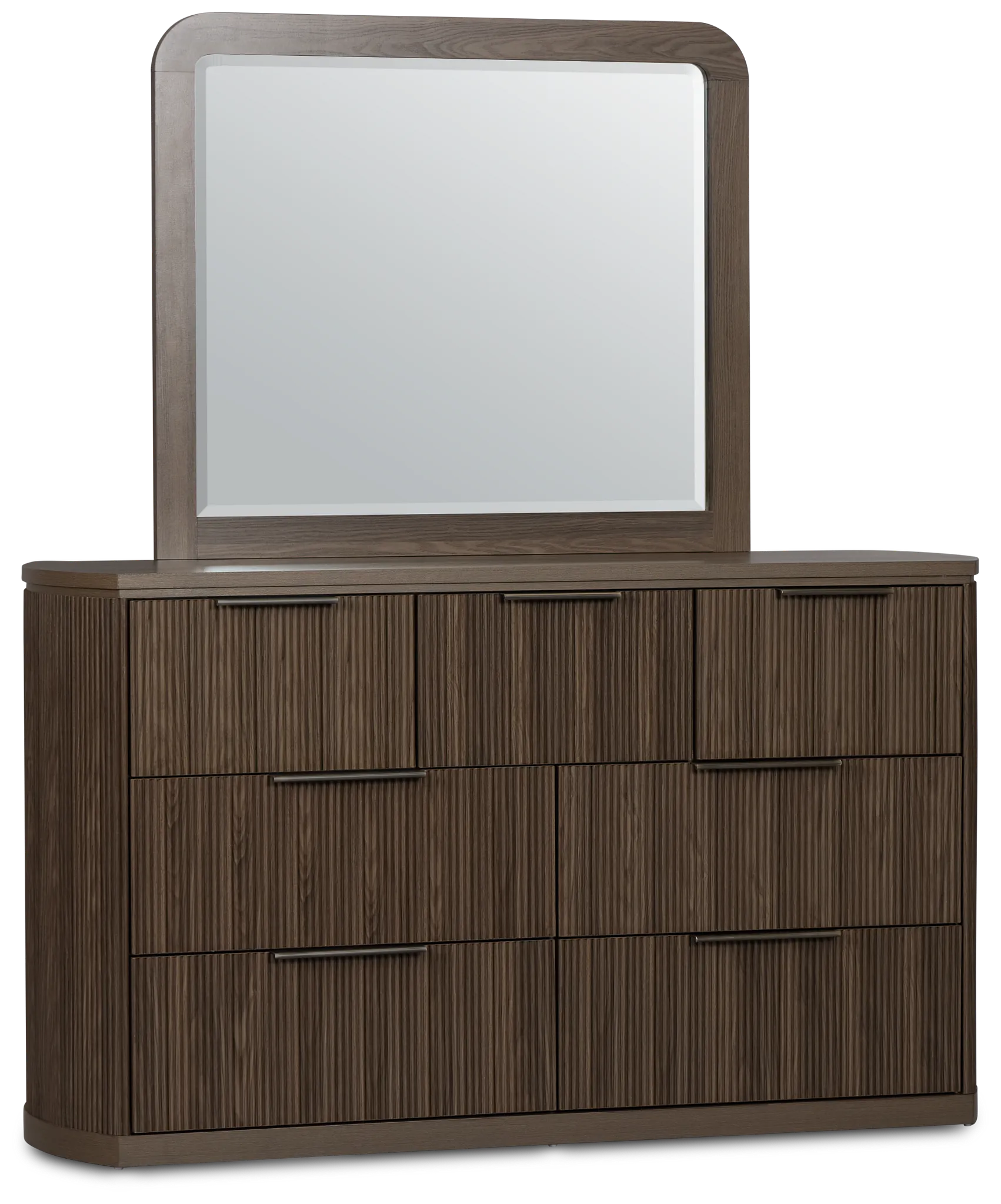 Camden Dark Tone Dresser & Mirror
