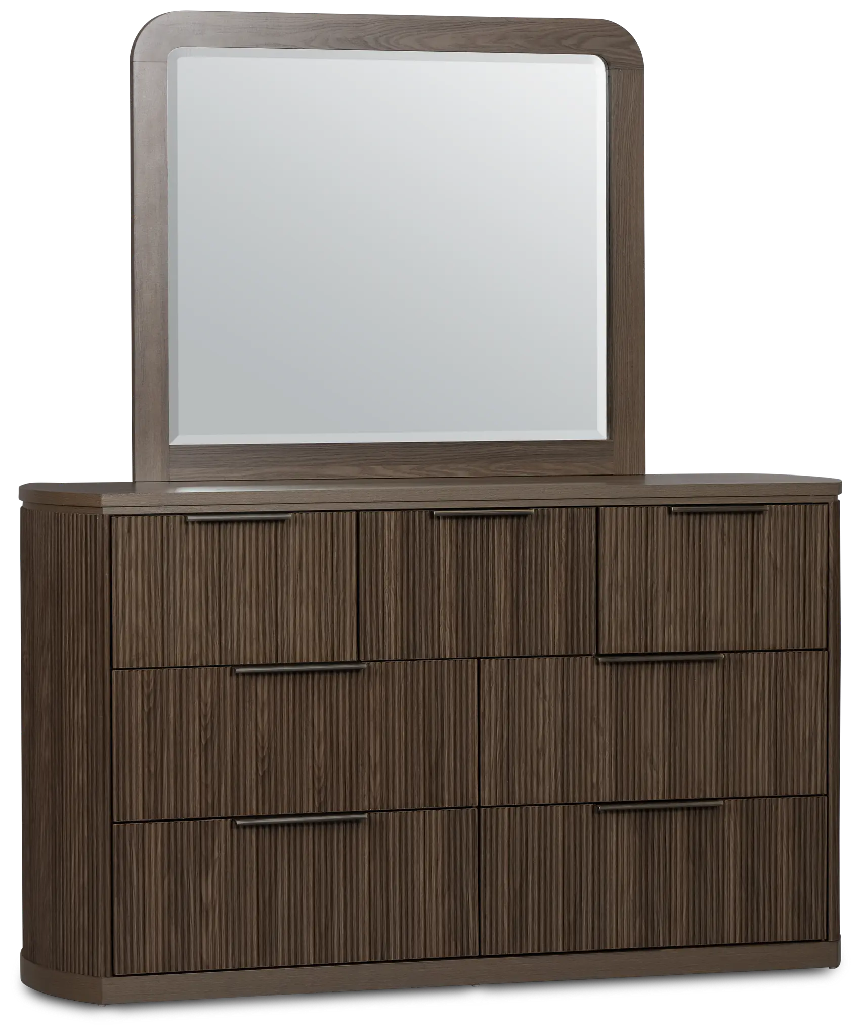 Camden Dark Tone Dresser & Mirror Camden Dark Tone Dresser & Mirror