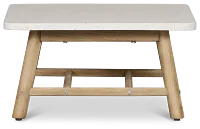 Azure Light Tone Square Coffee Table