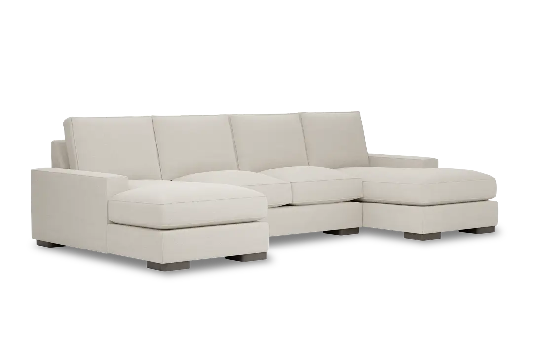 Edgewater Elite Ivory Double Chaise Sectional Edgewater Elite Ivory Double Chaise Sectional