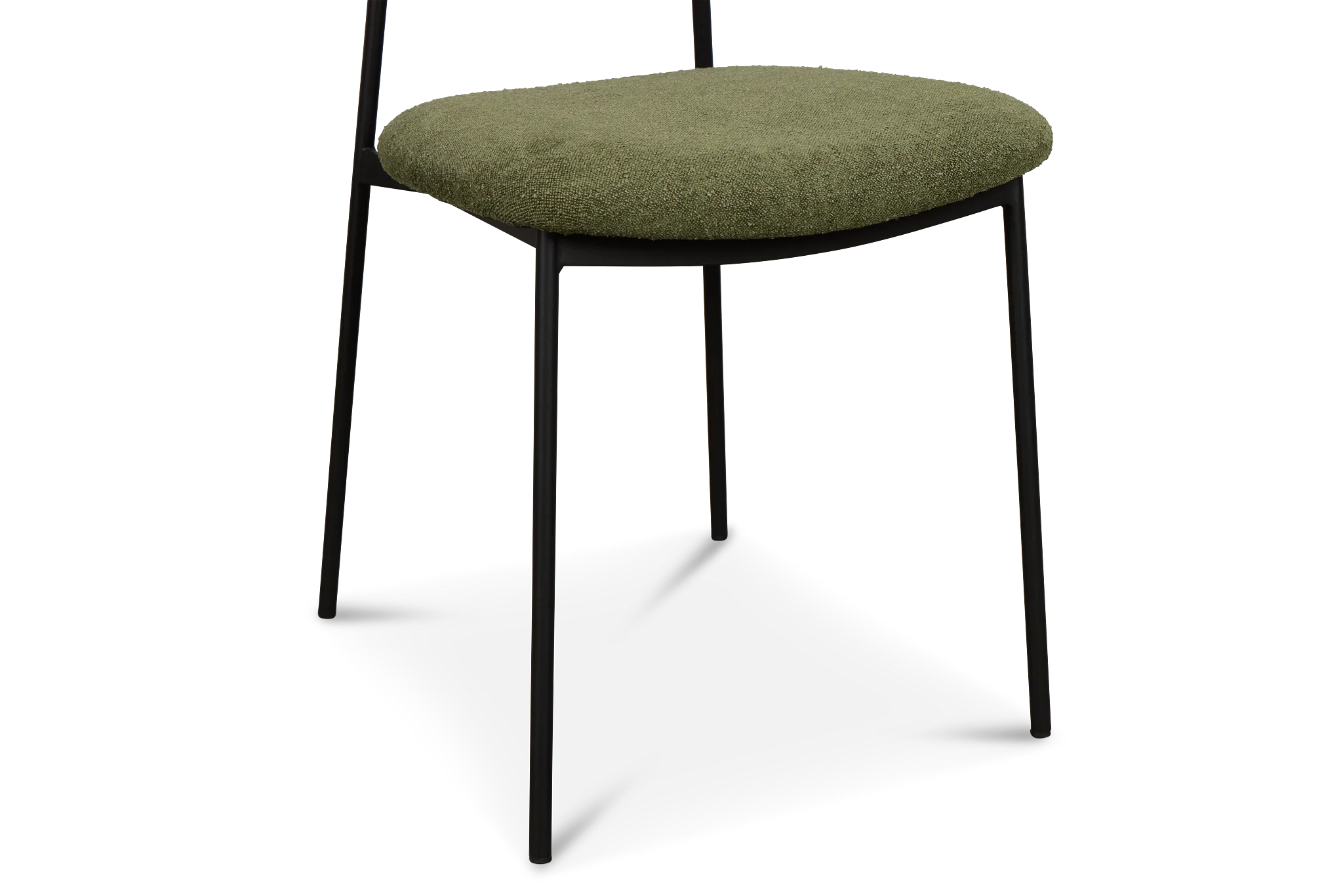 Lynden Green Woven Upholstered Side Chair