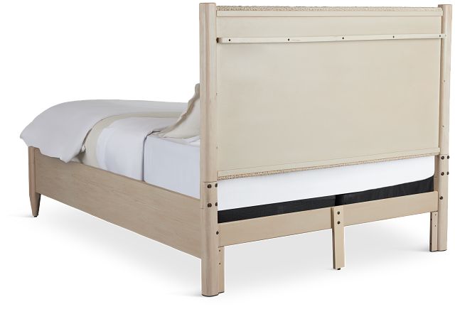 Castello Light Tone Woven Panel Bed