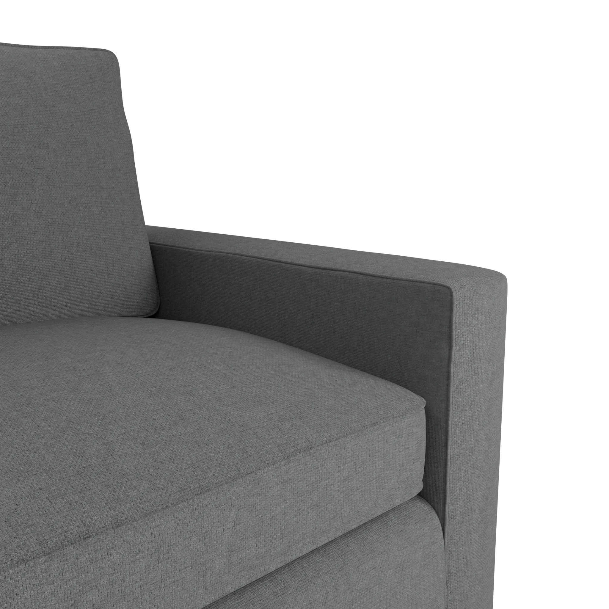 Siesta Suave Gray Fabric Cooling Memory Foam Sleeper