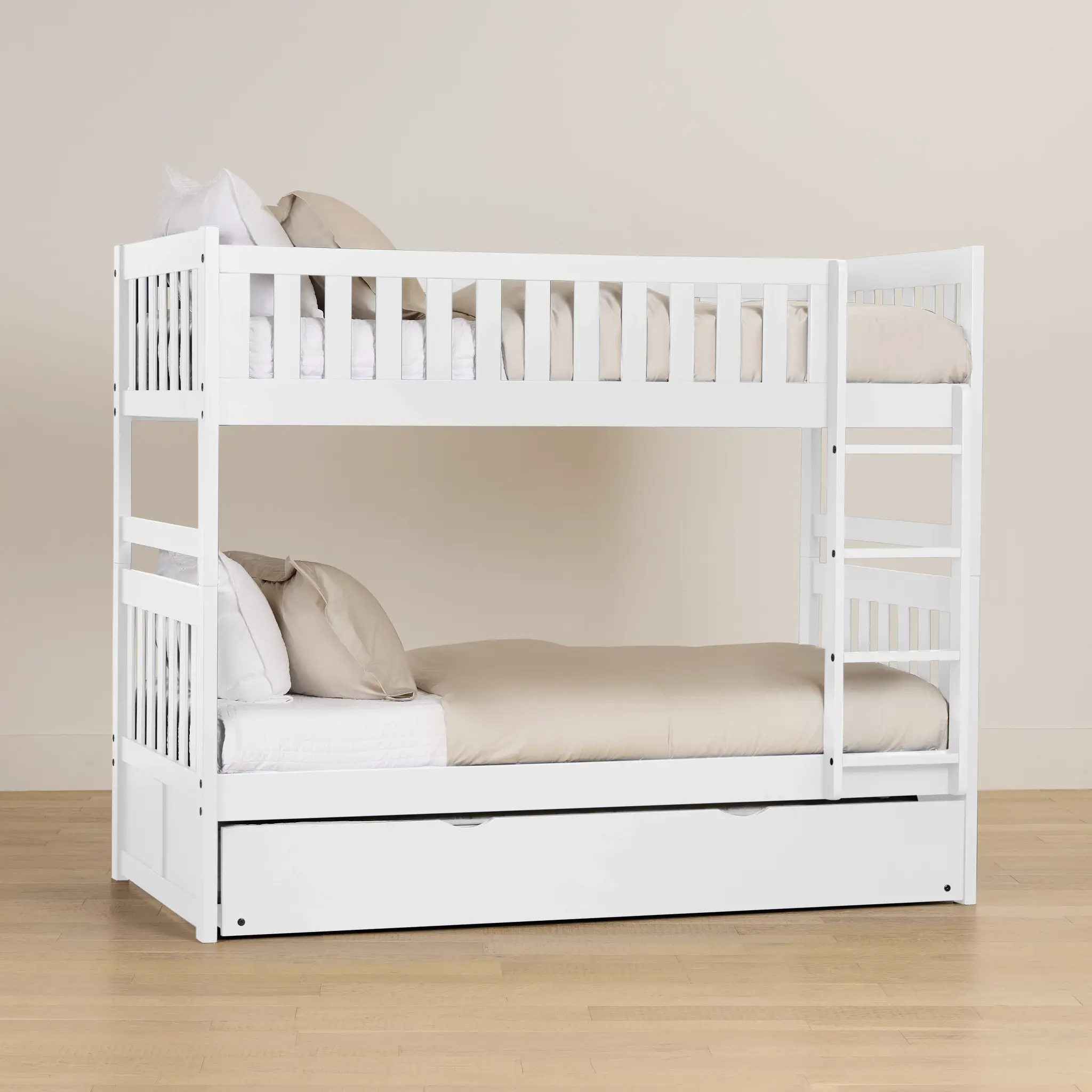 Charleston White Trundle Bunk Bed Charleston White Trundle Bunk Bed