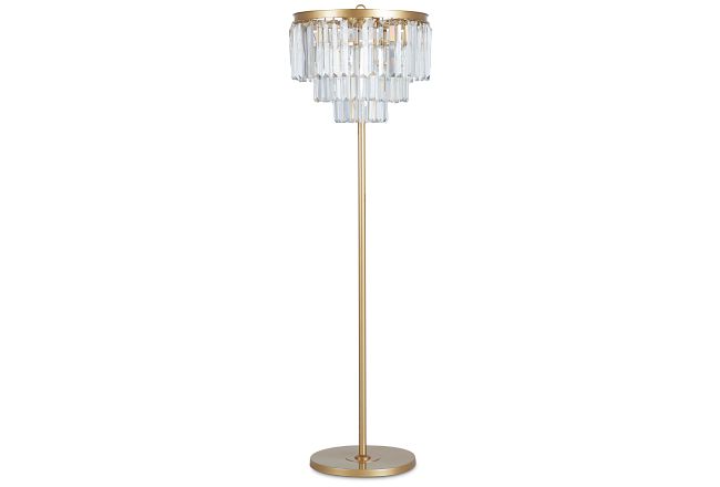 Audrey Gold Floor Lamp