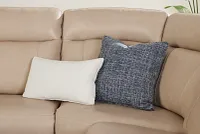 Sutt Dark Blue 22" Accent Pillow