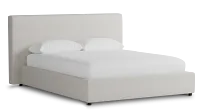 Grayton Gellar Beige 44" Upholstered Platform Bed