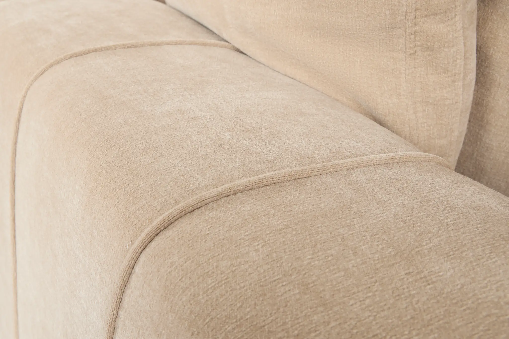 Cruz Light Beige Fabric Corner Chair Cruz Light Beige Fabric Corner Chair