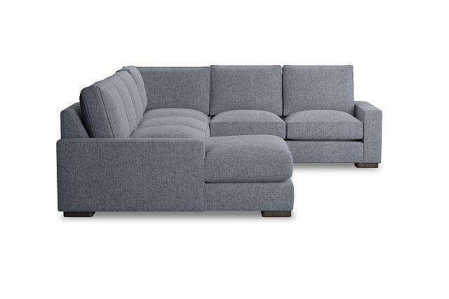 Edgewater Elevation Gray Medium Left Chaise Sectional