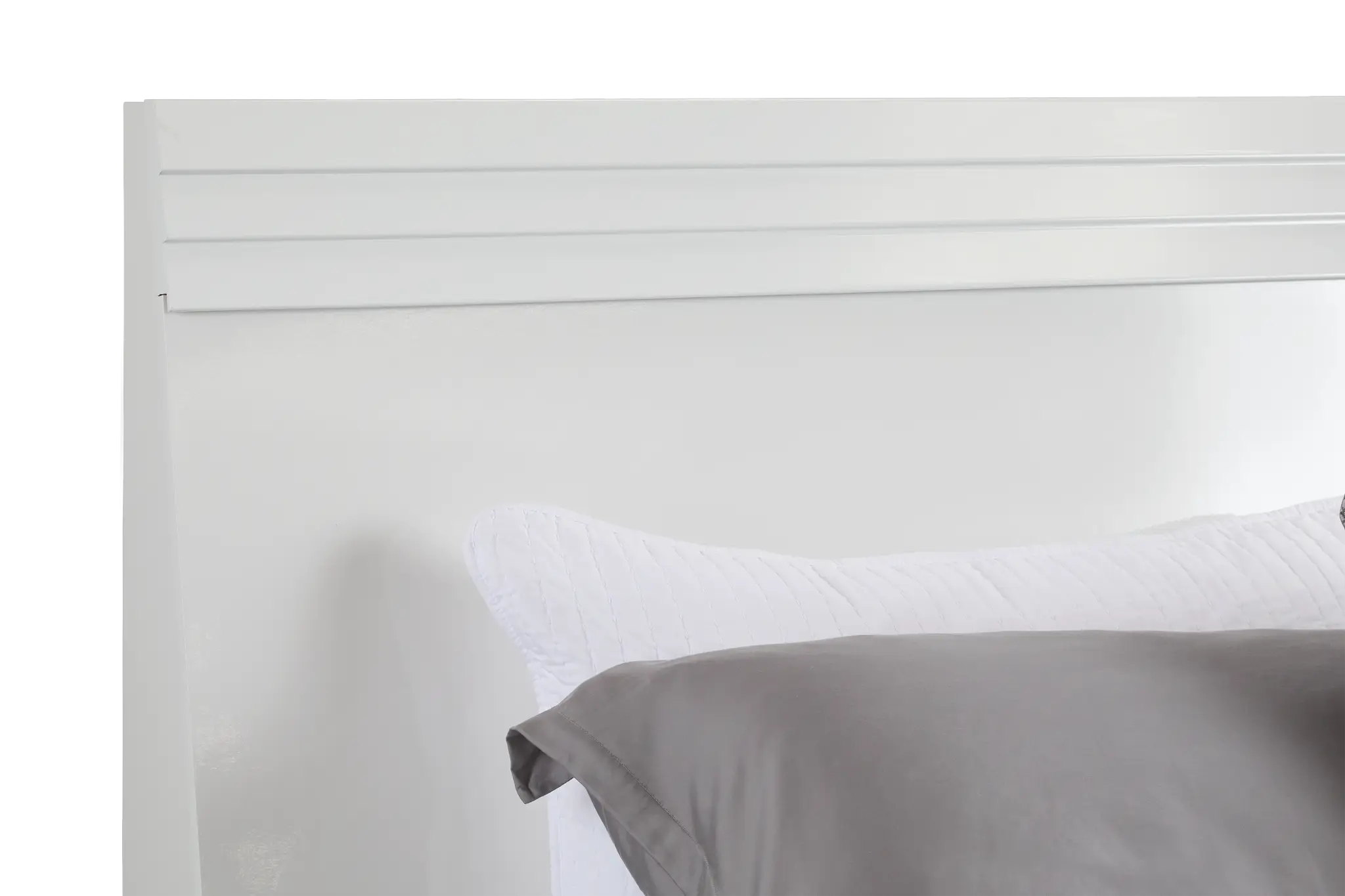 Midtown White Wood Platform Bed Midtown White Wood Platform Bed