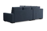 Edgewater Elevation Dark Blue Small Two-arm Sectional