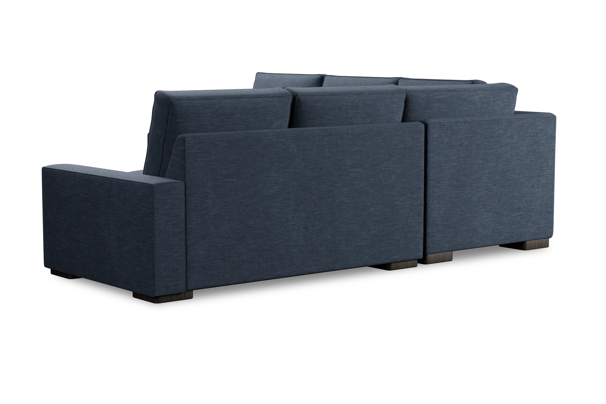 Edgewater Elevation Dark Blue Small Two-arm Sectional