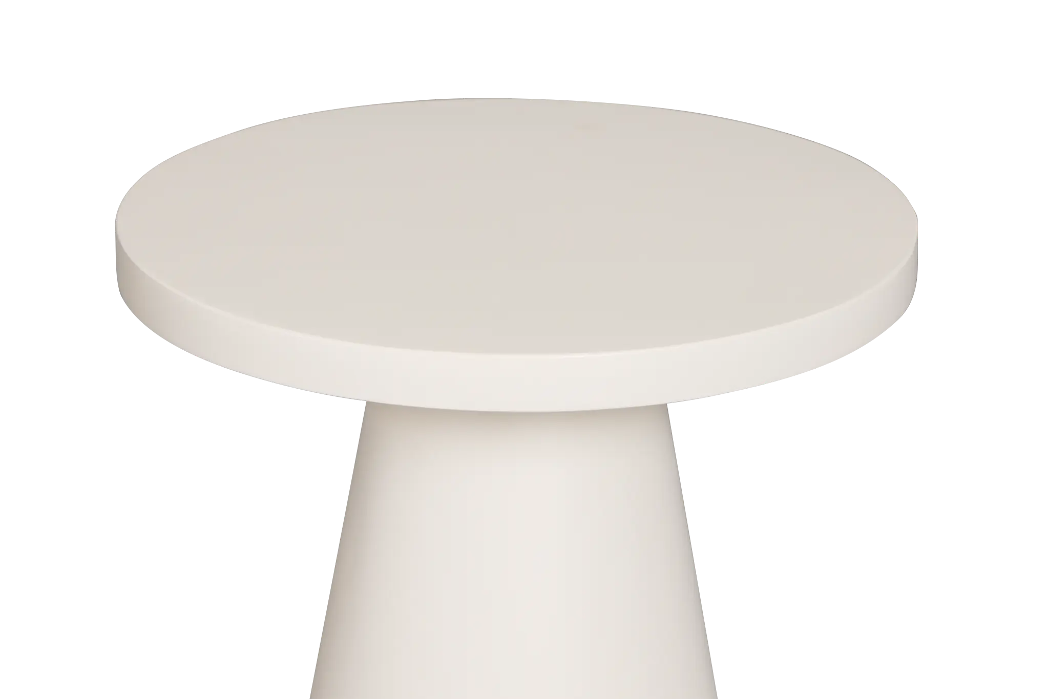 Cambria White Round End Table Cambria White Round End Table