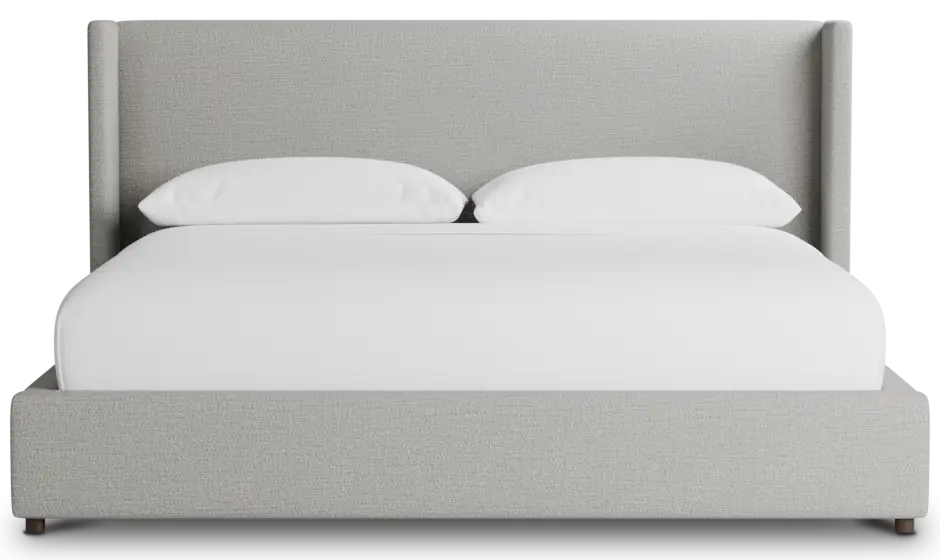 Captiva Maguire Gray 48" Upholstered Shelter Bed Captiva Maguire Gray 48" Upholstered Shelter Bed