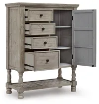 Harrastone Gray Door Chest