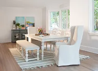 Savannah Ivory Rectangular Table