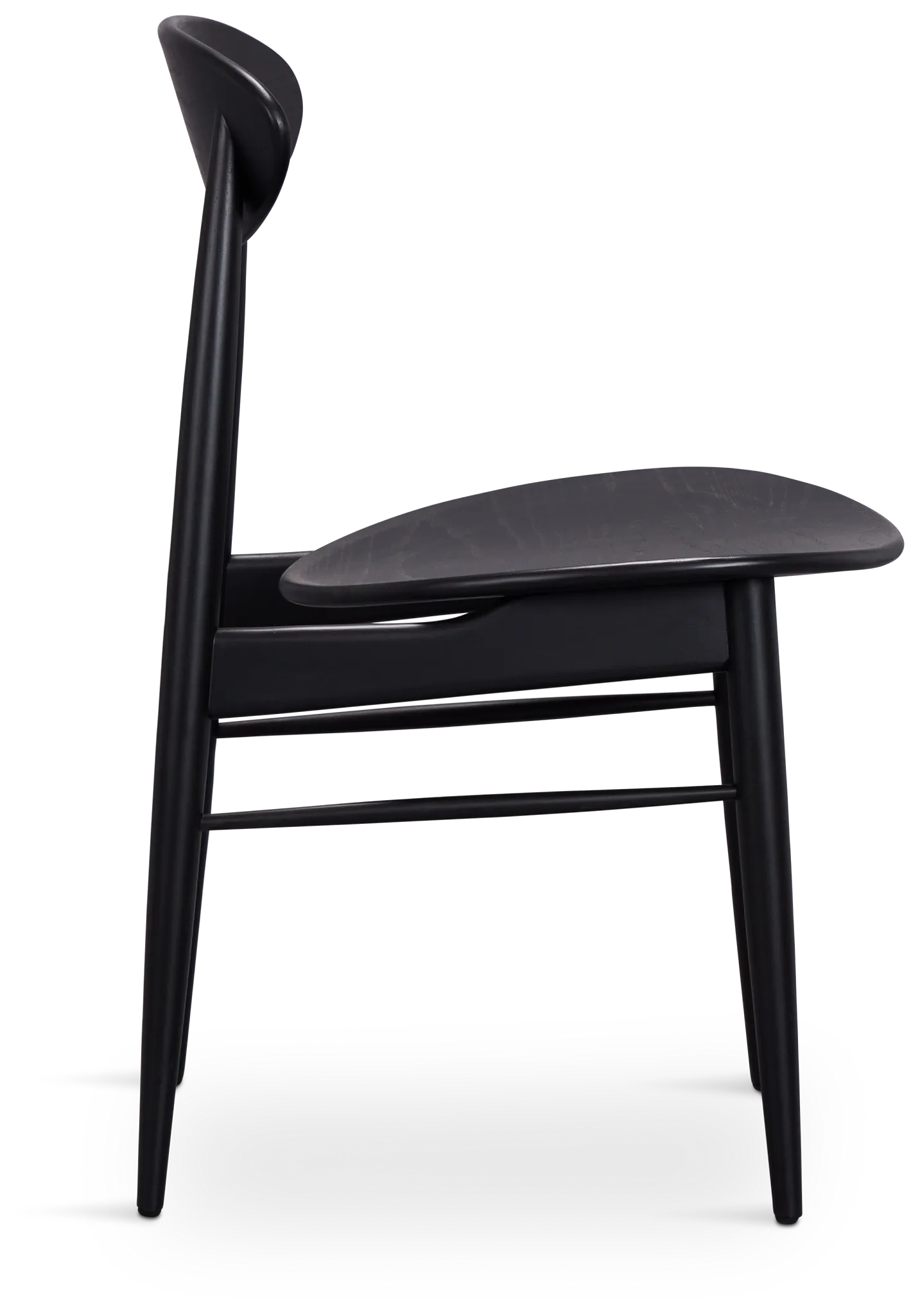 Brisbane Black Wood Side Chair