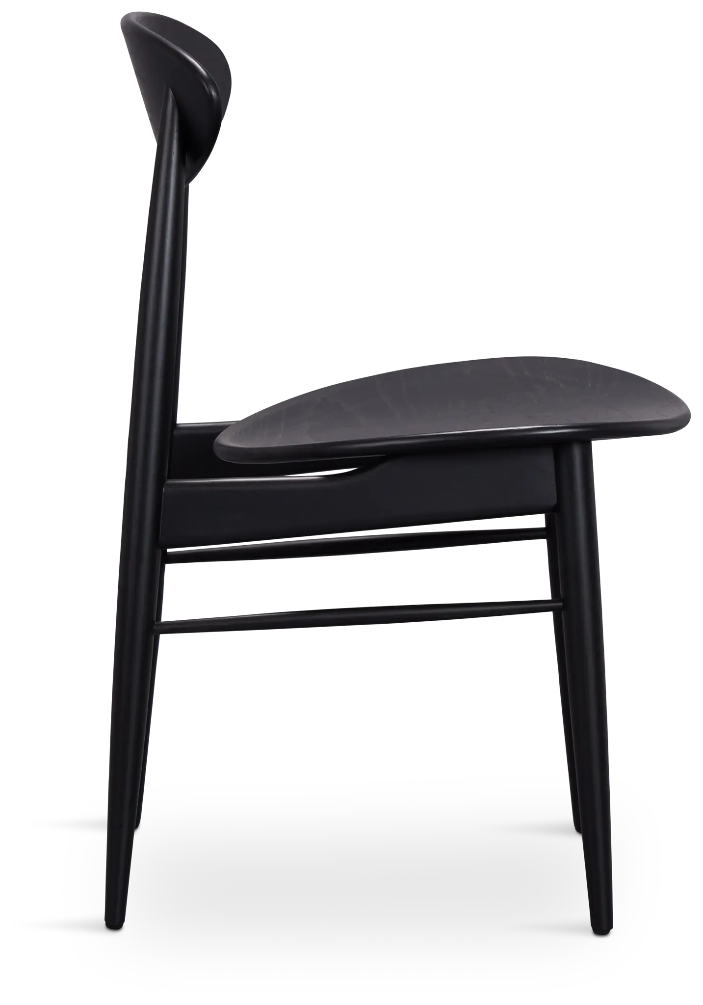 Brisbane Black Wood Side Chair Brisbane Black Wood Side Chair