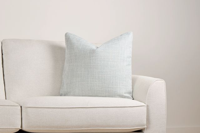 Sutt Light Blue 24" Square Accent Pillow