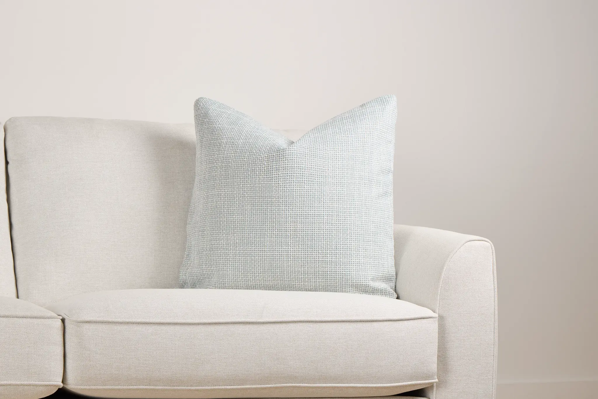 Sutt Light Blue 24" Square Accent Pillow Sutt Light Blue 24" Square Accent Pillow